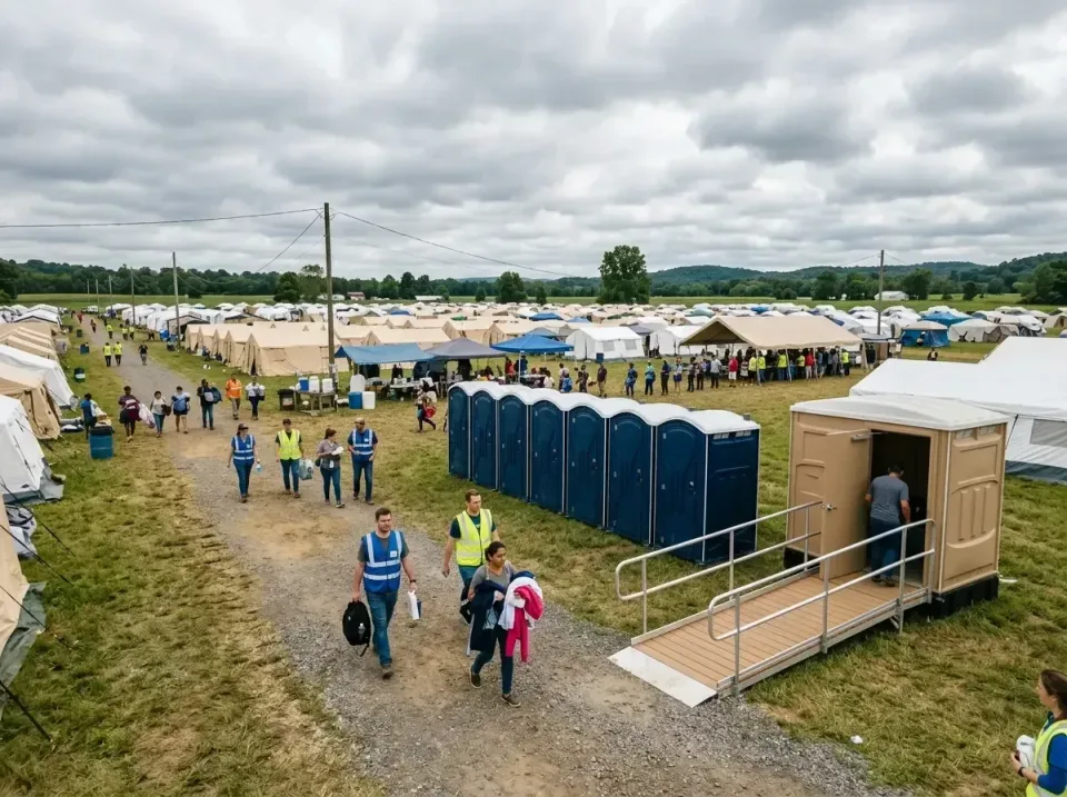disaster-relief-camp-restrooms-010 — frequently asked questions, Dumpster & Portable Bathrooms Rental in Timberville, VA